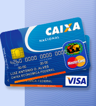 A Caixa Econômica Federal é emissora e administradora dos cartões Visa, MasterCard e Elo. (Imagem: divulgação)