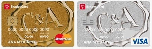 Novo cartão de crédito da C&A em parceria com a BradesCard do Bradesco (divulgação)