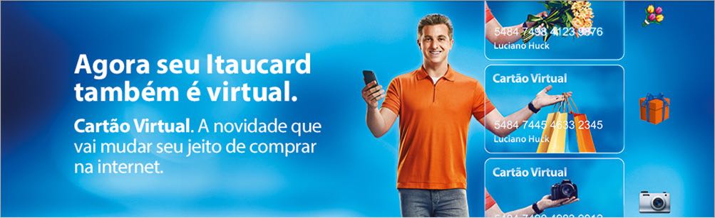 Itaucard lança cartão virtual para transações online. Objetivo é oferecer mais segurança nas compras pela internet (divulgação)
