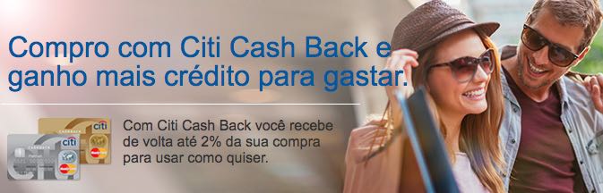 Receba de volta até 2% do valor de suas compras com o Citi Card Cash Back (imagem: divulgação)