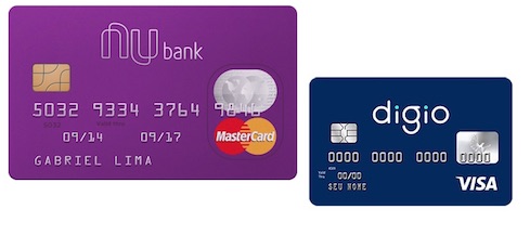 Nubank à esquerda e Digio à direita, qual cartão tem o melhor custo-benefício?