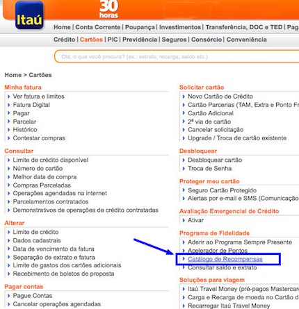 Transferir milhas do Sempre Presente Itaú para o TudoAzul 