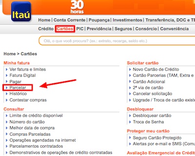 parcelar-fatura-itaucard