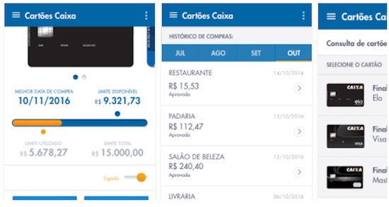 APP Caixa Cartões