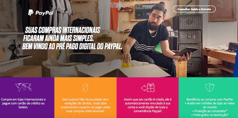 Cartão Paypal