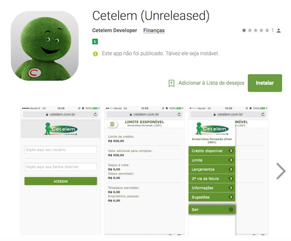 APP CARTÃO CETELEM