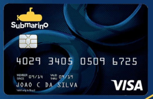 Cartão Submarino VISA