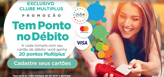 Promoção Multiplus pontos no débito