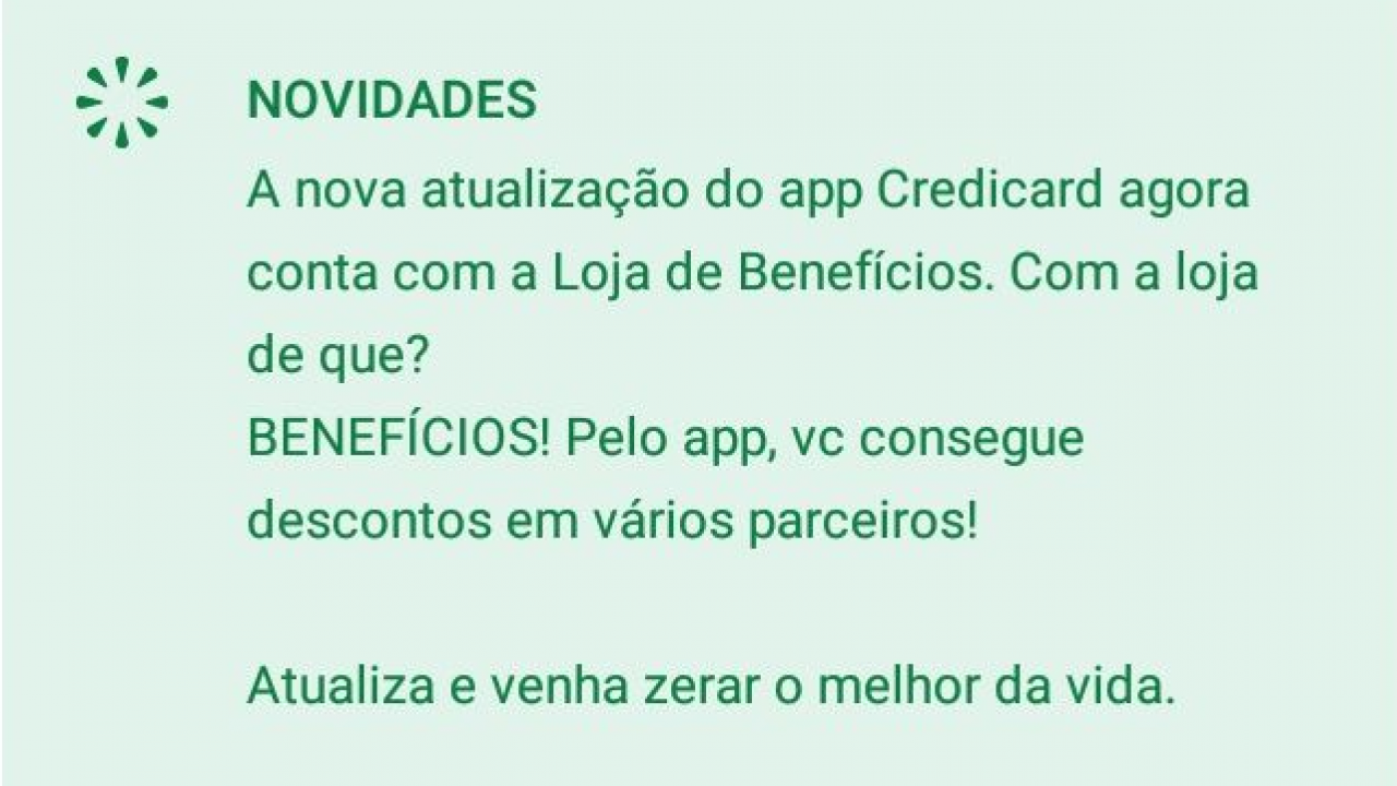 credicard e netshoes