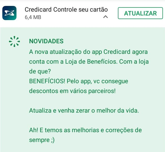 credicard desconto netshoes