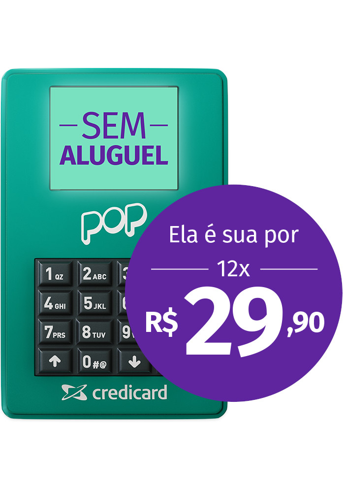 Maquininha POP Credicard