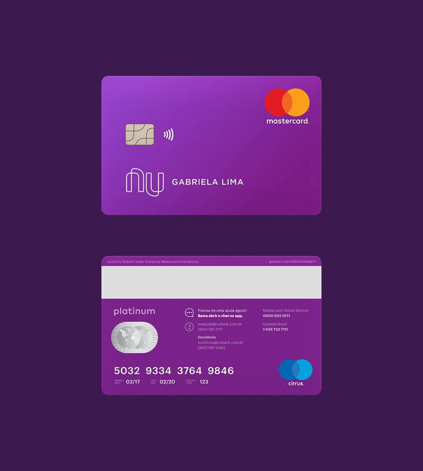 novo cartão Nubank