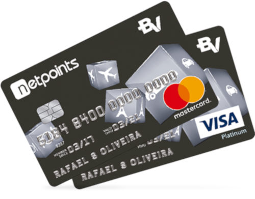 Cartão Platinum Netpoints MasterCard e Visa