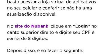 Nubank autenticação por QR Code