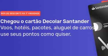 Cartão Decolar anuidade com desconto