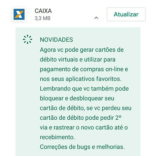 Cartão Virtual da Caixa Econômica Federal