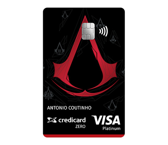 Cartão Assassin's Creed Credicard - edição limitada