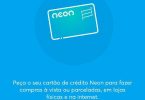 Tela de pedido de crédito Neon