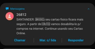 Santander desativa cartão de crédito físico para compras pela internet