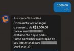 Aumento de limite Itaucard via Chatbot