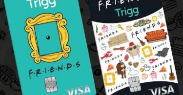 Cartões Trigg Visa da série Friends