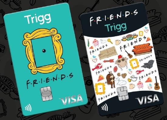 Cartões Trigg Visa da série Friends